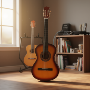 Guitarra Clásica D0100X3BCZP de 38 Pulgadas, Cuerpo de Madera, Acabado Mate, Diapasón de Palisandro, Kit de Iniciación para Principiantes, Modelo Sunburst - Product Image 2