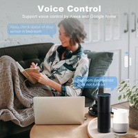 Sensor Inteligente WiFi Tuya para Puerta y Ventana con Batería para Seguridad en el Hogar, Exteriores, Garaje y Automóvil