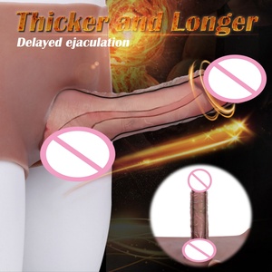 SXXY Silicone Hollow <b>Dildo</b> Pants Penis Sleeve Cock Enlargement Extender for Male Underwear Penis Sleeve Pants Sex Toys for Men - Product Image 3