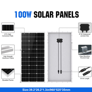 Kit de Panel <span class=keywords><strong>Solar</strong></span> de 400W 12V con Batería LiFePO4 e Inversor, Controlador de Carga de 60A, 100Ah, 6000 Ciclos de Vida Útil, Sistema de Almacenamiento de Energía - Product Image 6