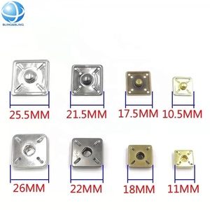 Boutons pression ronds en cristal coeur personnaliser la décoration artisanale des boutons amovibles - Product Image 5