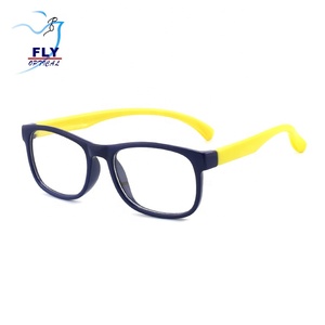 De Luxe Logo Personnalisé TR90 Flexible Cadre Optique Enfants <span class=keywords><strong>Orange</strong></span> Bleu Lumière Bloquant Lunettes Enfants - Product Image 2