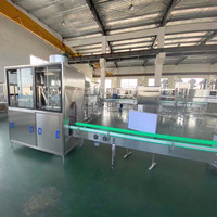 Machine de remplissage et de bouchage automatique de bouteilles et de barils en plastique électrique 20L, haute productivité, précision de 99%, contrôlée par PLC, pour boissons et aliments