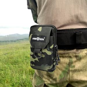 Factory Custom Wholesale Men's Casual Tactical <b>Camouflage</b> Waist Bag Waterproof Mobile Phone <b>Jogging</b> Arm Bag for Outdoor Sports - Product Image 5