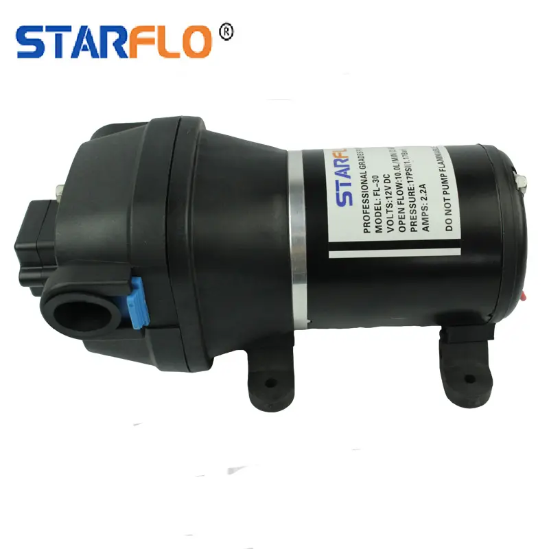 STARFLO FL-30 12โวลต์10LPMห้องอาบน้ำฝักบัวMotorhomeทะเลคาราวานรถrvปั๊มน้ำ