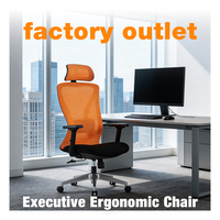 Chaise de bureau ergonomique moderne en maille avec siège rembourré confortable, fonctionnalités réglables, utilisation scolaire, garantie de 3 ans pour la vente en gros