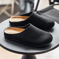 Sandales mules respirantes à semelle souple pour hommes – Style décontracté et minimaliste, inspiré des mules à enfiler, idéales pour le printemps et l'extérieur