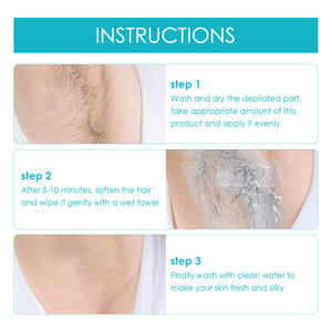 Crema Depilatoria Jaysuing Suave y No Irritante para Todo el Cuerpo, Axilas, Manos y Pies, Fórmula Herbal con Aroma Natural para el Rostro - Product Image 5