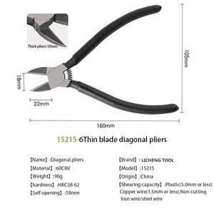 2025 Licheng Industrial Smooth 1,8mm Mini alicates doblados <span class=keywords><strong>pinzas</strong></span> de alambre <span class=keywords><strong>para</strong></span> extremos de <span class=keywords><strong>Cable</strong></span> <span class=keywords><strong>eléctrico</strong></span> <span class=keywords><strong>pinzas</strong></span> alicates modelo acero cobre - Product Image 4