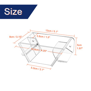 Support mural acrylique Pickle Paddle Rack Stand 2 Paddle Display Holder Badminton Paddle Rack pour <span class=keywords><strong>deux</strong></span> Pickleball Raquette de tennis de table - Product Image 2