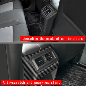 Protection anti-coup de pied arrière pour <span class=keywords><strong>Mazda</strong></span> CX60 <span class=keywords><strong>CX</strong></span> <span class=keywords><strong>60</strong></span> 2022 <span class=keywords><strong>2023</strong></span> 2024 en fibre de carbone pour grille d'aération arrière - Product Image 4