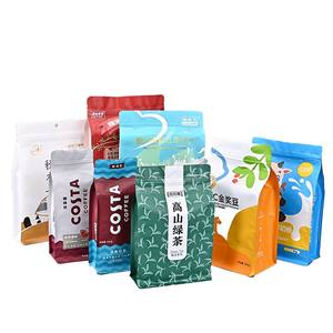 Accept your design Snack Packaging Stand up <b>Pouch</b> for coffee & Cookies High Barrier Aluminum Foil <b>Laminated</b> Plastic Zipper Bag - Product Image 5