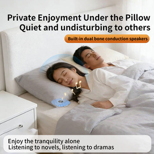Almohada con Altavoz Inalámbrico, Temporizador <span class=keywords><strong>de</strong></span> Apagado, Diseño Delgado, Carga Tipo-C, Compatible con Tarjeta <span class=keywords><strong>de</strong></span> Memoria, Sonido Hi-Fi para Escuchar en Privado Junto a la Cama - Product Image 2