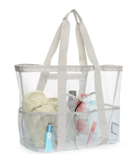Grand sac d'été multifonctionnel en maille haute capacité Sac de plage fourre-tout - Product Image 1