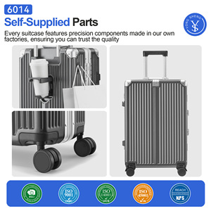 Set di 3 Valigie SOKOK <span class=keywords><strong>con</strong></span> Robusto Telaio in Alluminio e Lucchetto TSA, Bagagli da Viaggio di Grande Capacità per Vacanze - Product Image 6