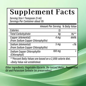 Complément alimentaire liquide à la chlorophylle en gros, saveur menthe, favorise le nettoyage du côlon et rafraîchit l'haleine - Product Image 2