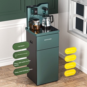 Tea Bar Machine Home New Fully Automatic Living Room High-End Metal Voice Control Remote All-in-One Vertical <strong>Water</strong> <strong>Dispenser</strong> - Product Image 1