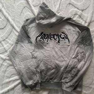 Unisex Oversized Zip-Up Hoodie Vintage Washed Gray Gothic Logo Six-Pointed <strong>Star</strong> Cross Graphics Edgy <strong>Dark</strong> Style Casual - Product Image 6