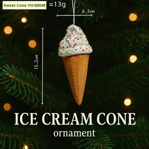 Mini adornos de hombre de jengibre de espuma hechos a mano, nuevos colgantes DIY para decoración del hogar, vacaciones festivas, artesanía de Navidad, pastel de Donut - Product Image 6