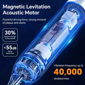 Cepillo de dientes eléctrico B095, cepillo de dientes eléctrico sónico recargable de alta gama con base de carga que permite su soporte independiente. - Product Image 5