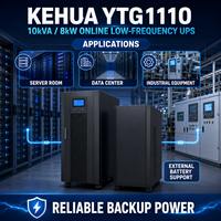 Kehua YTG1110 10kVA 8kW Onduleur en ligne basse fréquence avec batterie externe de secours pour serveurs, centres de données et équipements industriels