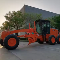 Motor Grader Top Brand 140HP SG14-B5 dengan Blade Depan dan Ripper Belakang