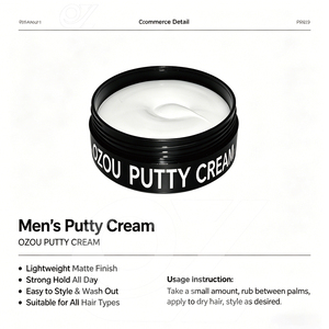 Crema para Rizos Fácil de Aplicar y Reutilizable de OZOU, Fabricante con 20 Años de Experiencia, Crema para Realzar Rizos para Hombres, Crema para Dar Volumen a los Rizos, Proveedor con su Logotipo - Product Image 3