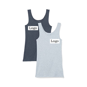 Wholesale <b>Woman</b> Slim-Fit Polyester Tank <b>Top</b> Breathable Essentials Casual Style <b>with</b> <b>Sequined</b> Decoration Custom Logo Sublimation - Product Image 1