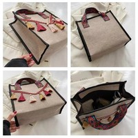 Sacs à bandoulière pour femmes de style ethnique 2024, sacs à main rétro en coton et lin à franges, sacs bohèmes