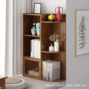 Étagère de rangement en bois avec portes et étagères pour chambre ou balcon - Product Image 3
