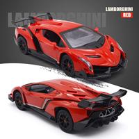 Lamborghini échelle 1:18 pour enfants, modèle de course RC voiture jouet électrique télécommande modèle de voiture moulé sous pression