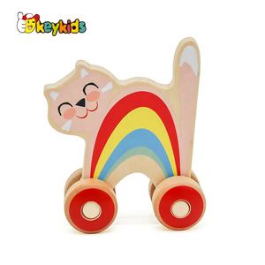 2024 nuovo arrivo nimi auto giocattolo in legno naturale per bambini W04A391 - Product Image 4