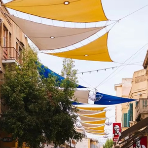 Tenda Parasole in HDPE con Telaio in Metallo, Misura Personalizzabile, Protezione UV, Resistente e Impermeabile per Uso Esterno su Balconi - Product Image 2