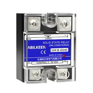 ABILKEEN IB-DD40 SSR单相固态继电器直流电源控制直流电源类型SSR 10A-400A大电流输出可选