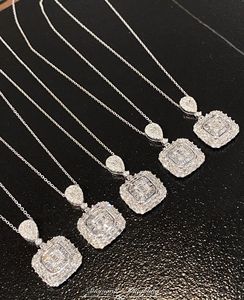 Collier pendentif Xinfly en or 18 carats avec diamant naturel 0,65 ct, or blanc vintage Au750, vente chaude pour mariages, sans chaîne - Product Image 4