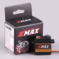 Servomoteur analogique à engrenages métalliques Emax ES09MD à double roulement, servos spécifiques pour voitures RC, hélicoptères, bateaux, avions, accessoires