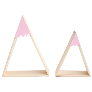 الأطفال غرفة نوم زخرفة خشبية الجبلية رف جدار - Product Image 4