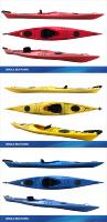 Tolee plus récent bateau de kayak d'océan pour une personne kayak assis en plastique LLDPE avec gouvernail nouveau design