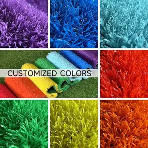 Colorful Garden Decorative Ornamental Synthetic Artificial Grass Lawn Turf