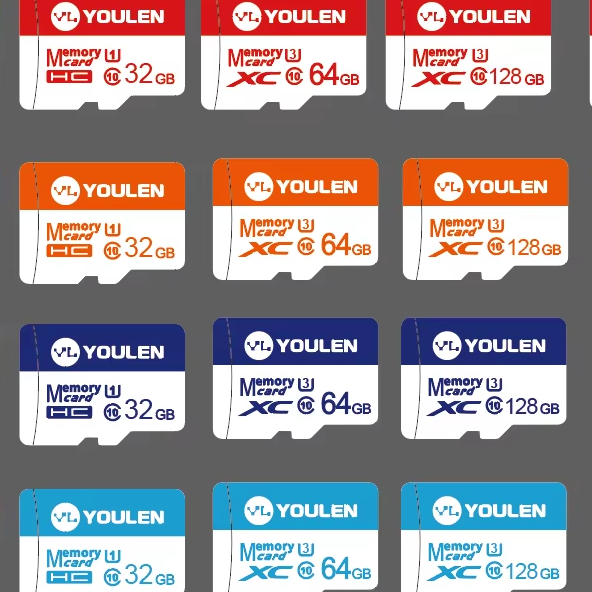 Wholesale New China Plastic SD Memory Cards 4GB-128GB USB Micro TF with U1/A1/V30/CLASS10 Speed for Camera/GPS/Tablet/Phone