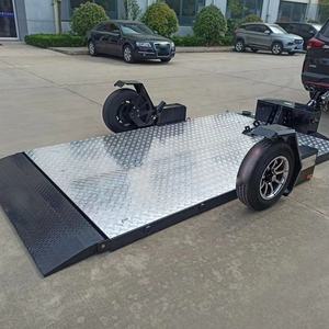 <span class=keywords><strong>Remolque</strong></span> de Aluminio Hidráulico para Transporte de Coches de Carreras 1500 kg Plataforma Descendente para Maquinaria en Venta - Product Image 3