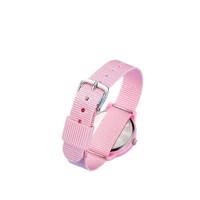 Montre à quartz pour enfants avec affichage à aiguilles, résistante à l'eau, bracelet en tissu design et boîtier en plastique pour garçons et filles