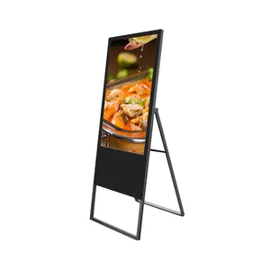Tampilan Poster LCD Sesuai Pesanan, Tampilan Papan Digital Dalam Ruangan Monitor Penanda Digital