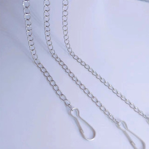 Button Chain Metal 30.5Cm With Hook For Diy Craft <b>Bag</b> <b>Accessories</b> - Product Image 5
