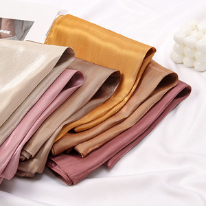 <span class=keywords><strong>JYL</strong></span>-Hijab floral para mujer, chal ligero de seda, crepé, arrugado, brillante, floral, musulmán, pañuelo para la cabeza - Product Image 3