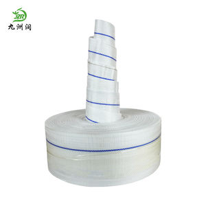 خرطوم مياه زراعي متين عالي الضغط، مرن، مصنوع من ألياف البولي بروبيلين، مزدوج الطبقات، أبيض اللون، مضفر - Product Image 2