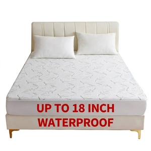Protège-matelas bébé imperméable en jacquard à couche d'air en fibre de bambou - Product Image 2