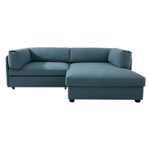 Living Room Pull Out Sleeper Bed Fabric Corner Sectional Sofa