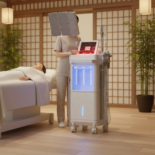 NewFace Pro 21 Years Facial Machines Manufacturer Face Care Hydra Beauty Facial Machine 14 in 1 Hydrodermabrasion Facial Machine