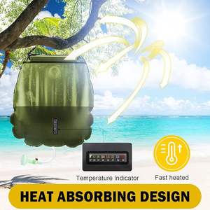 Sac de <span class=keywords><strong>douche</strong></span> de camping en plein air Réservoir de stockage <span class=keywords><strong>d</strong></span>'<span class=keywords><strong>eau</strong></span> 20L <span class=keywords><strong>Douche</strong></span> portable à chaleur automatique - Product Image 2